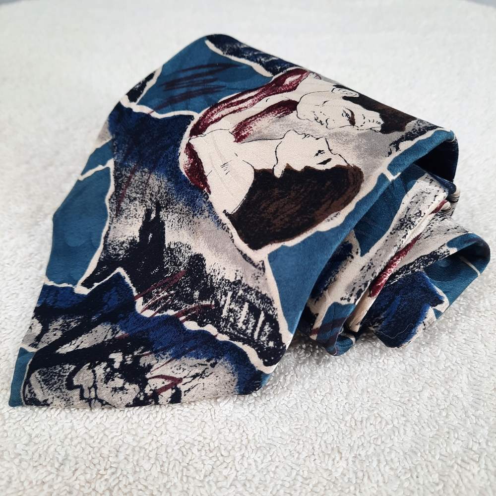 Morgan Hart Gone With The Wind Elegant Silk Men's Tie USA